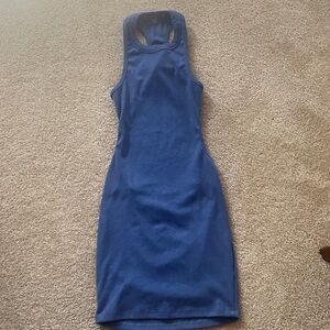NWOT Blue Bodycon Dress